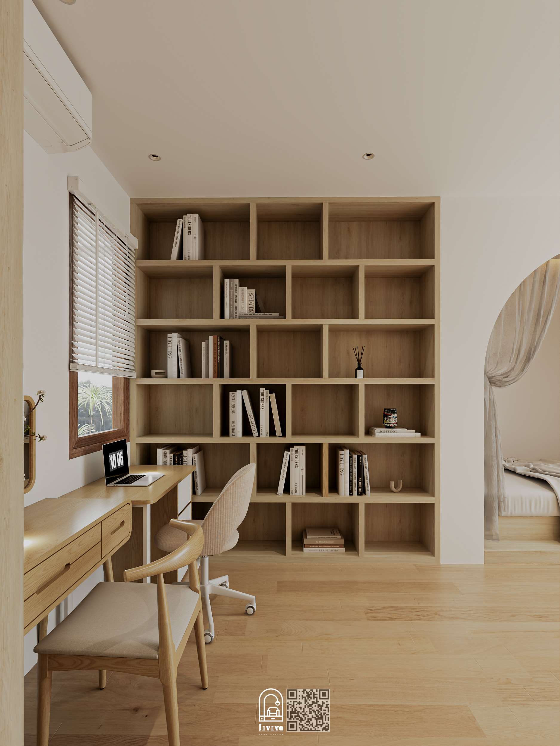 trang tri phong lam viec