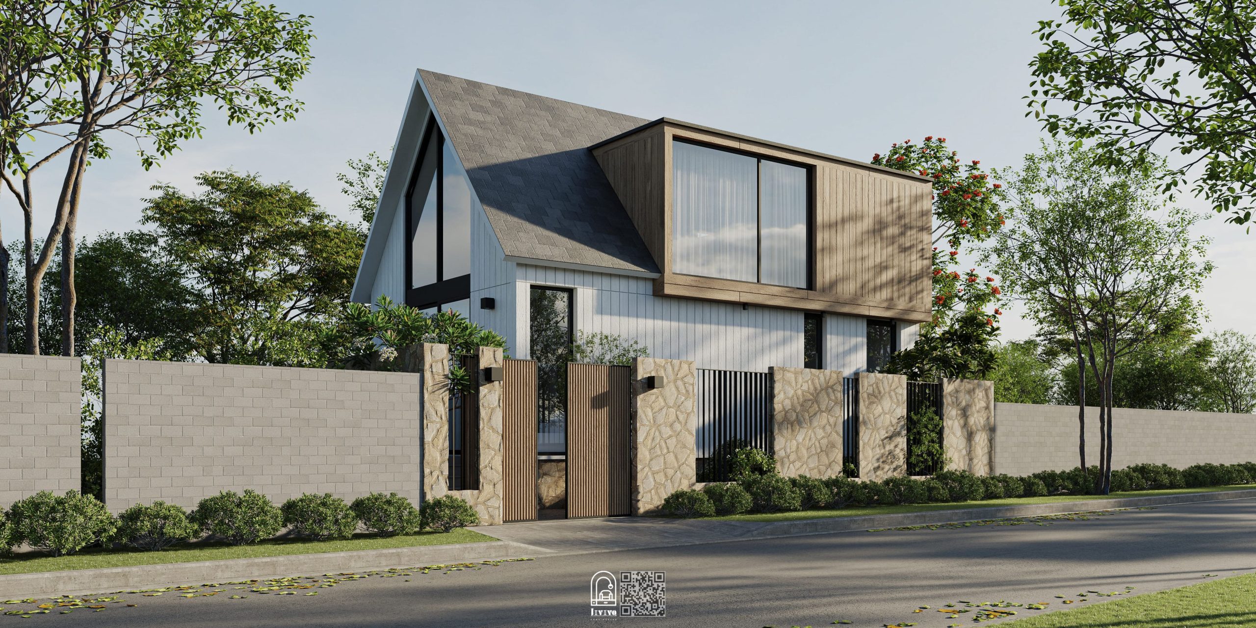 biet-thu-nghi-duong-modern-farmhouse
